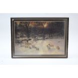 Eleven various decorative paintings, prints, & wall mirrors.
