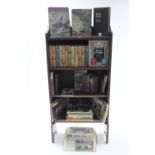 Various books, novels & vintage newspapers.