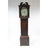 An early 19th century longcase clock, the 12" painted arch dial signed: "Jno. Spendlove,