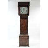 An early 19th century longcase clock, the 12" square painted dial inscribed: "WEBB & SON, FROME",