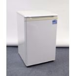 A Beko under-counter refrigerator in white-finish case, w.o.