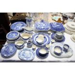 A Copeland “Spodes Italian” 9¼” diam. bowl; twelve ditto items of dinner & teaware; & various