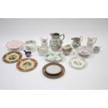 Various items of decorative china & pottery, part w.a.f.