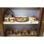 Approximately twenty various items of Price Bros “cottage ware”, part w.a.f.