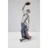 A Lladro porcelain large figure titled: “Happy Clown” (No. 5765).