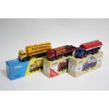 Two Corgi Classic Road Transport scale models “Foden Tanker Regent” (No. 97970), & “Foden Flat bed