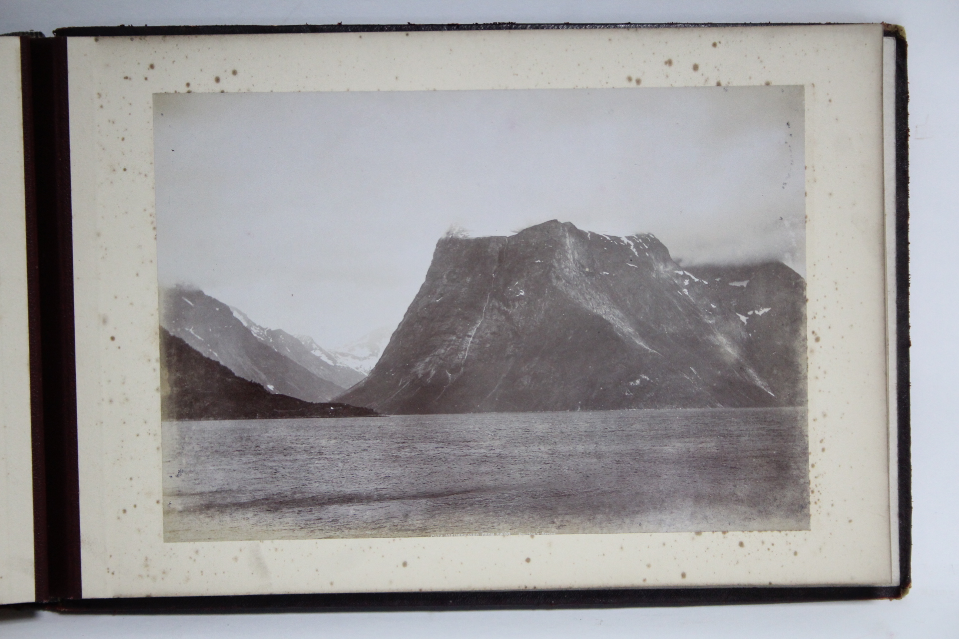 A Victorian leather-bound family photograph album titled: “A CRUISE ON THE MIDNIGHT SUN” - Image 10 of 10