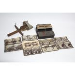 A set of Underwood & Underwood “Scandinavia” stereoscope cards (44), with case; & an Underwood &