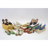 Two pairs of Rayne’s ladies’ shoes; two pairs of Vaness Zaccari (Italian) ladies’ shoes; & four