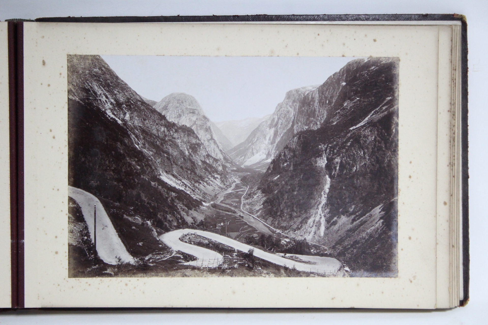 A Victorian leather-bound family photograph album titled: “A CRUISE ON THE MIDNIGHT SUN” - Image 5 of 10