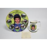 A Royal Doulton Limited Edition collector’s plate “Frankie Dettori, The Magnificent Seven” (Ltd. Ed.