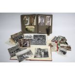 A quantity of assorted postcards & family photographs, circa early-late 20th century.