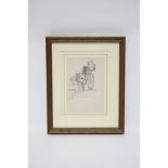 EVANS, William, of Bristol (1809-1858). A pencil study of a donkey & cart, inscribed: “L’Aricca”, 5”