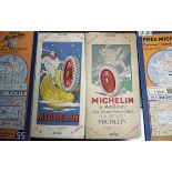 Forty various Michelin maps, circa mid-late 20th century.