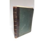 A VICTORIAN LEATHER-BOUND SCRAP BOOK CONTAINING NUMEROUS PAINTINGS, ILLUSTRATIONS, PHOTOGRAPHS,