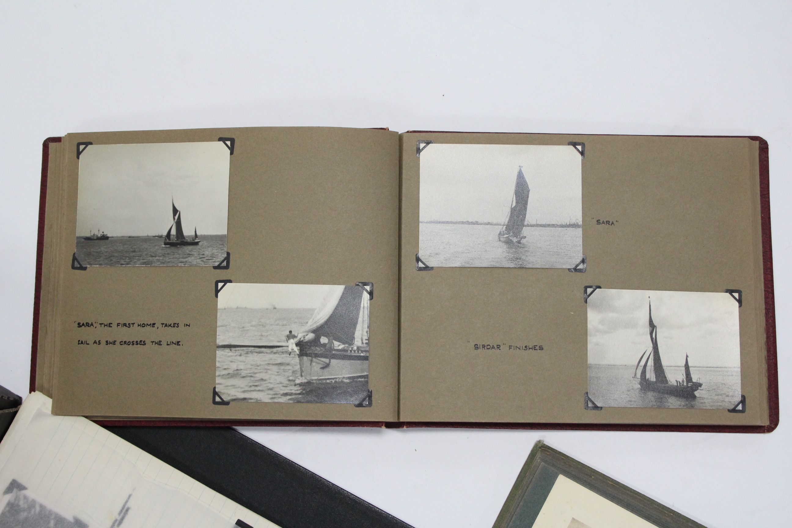 Four family photograph albums, early-mid 20th century including numerous sailing & military - Bild 5 aus 7