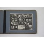 A 1930’s Russian photograph album containing fourteen various photographs of hospital staff.
