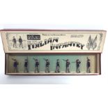 A set of Britains Types of the Italian Army series figures “ITALIAN INFANTRY” (No. 166), boxed.