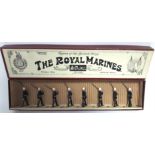 A set of Britains painted lead Types of the British Navy figures “THE ROYAL MARINES” (No. 35),