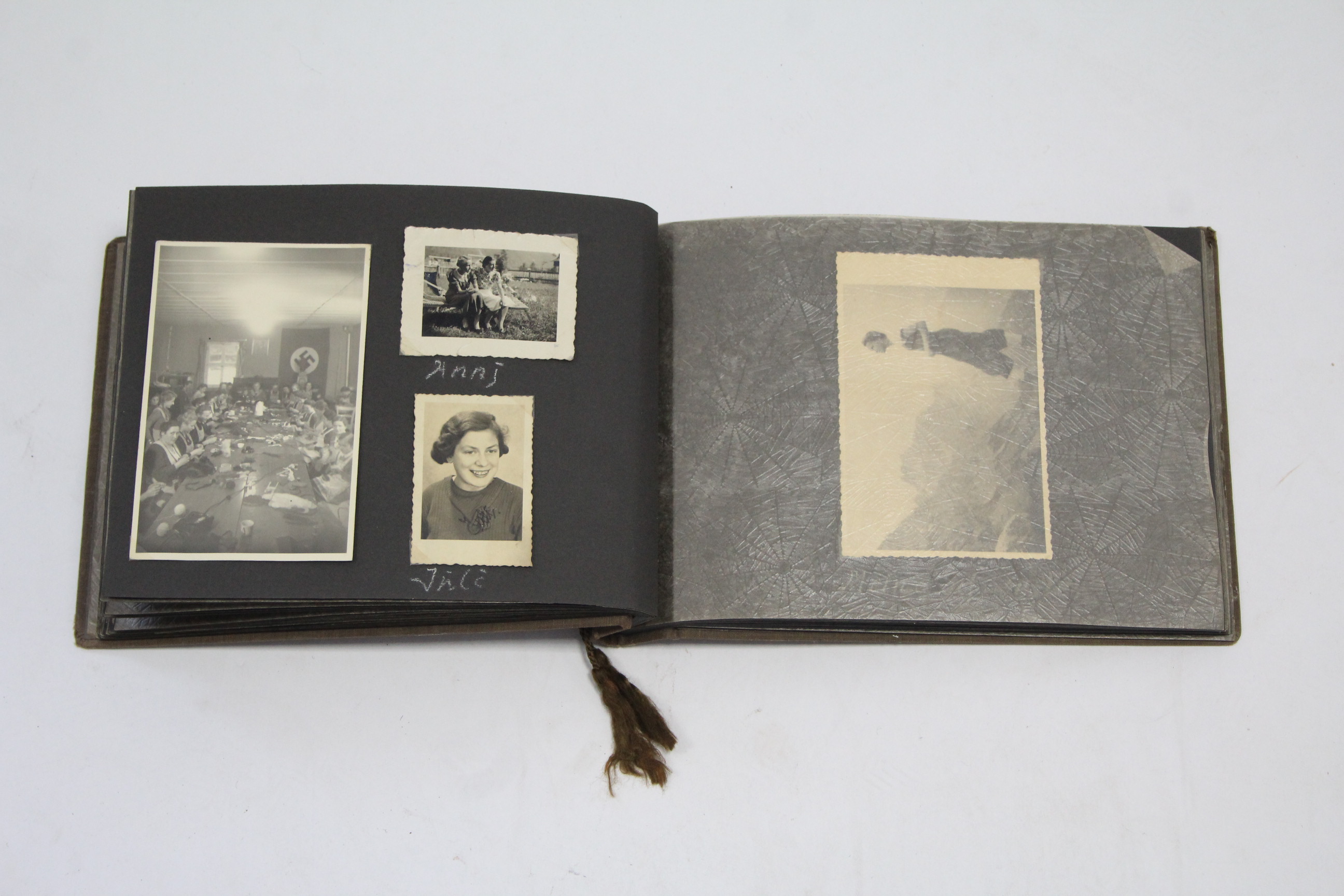 A German soldier’s photograph album containing approximately eighty various photographs. - Bild 2 aus 3