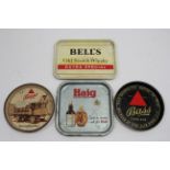 A collection of approximately sixty various advertising tin trays.