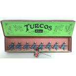 A set of Britains painted lead Types of the French Army series figures “TURCOS” (No. 191), boxed.