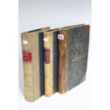 A late 19th century leather-bound “Prescriptions” book; & two early 20th century leather-bound