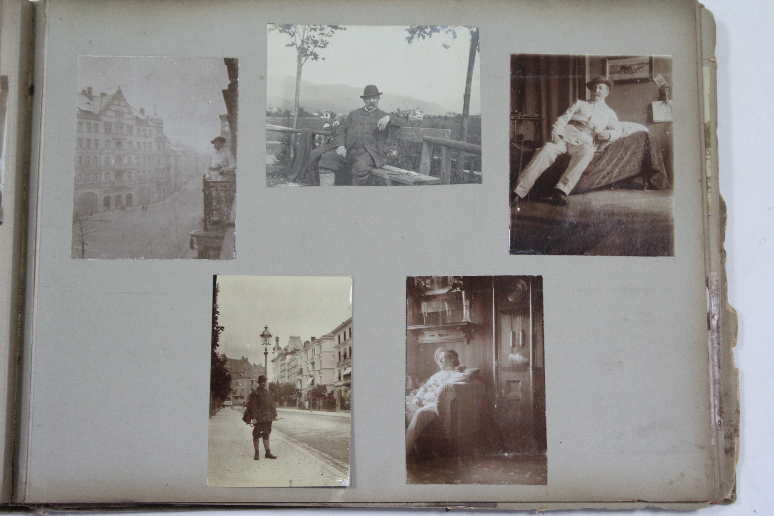 An early 20th century German family photograph album including numerous pre-WWI photographs & - Bild 10 aus 10