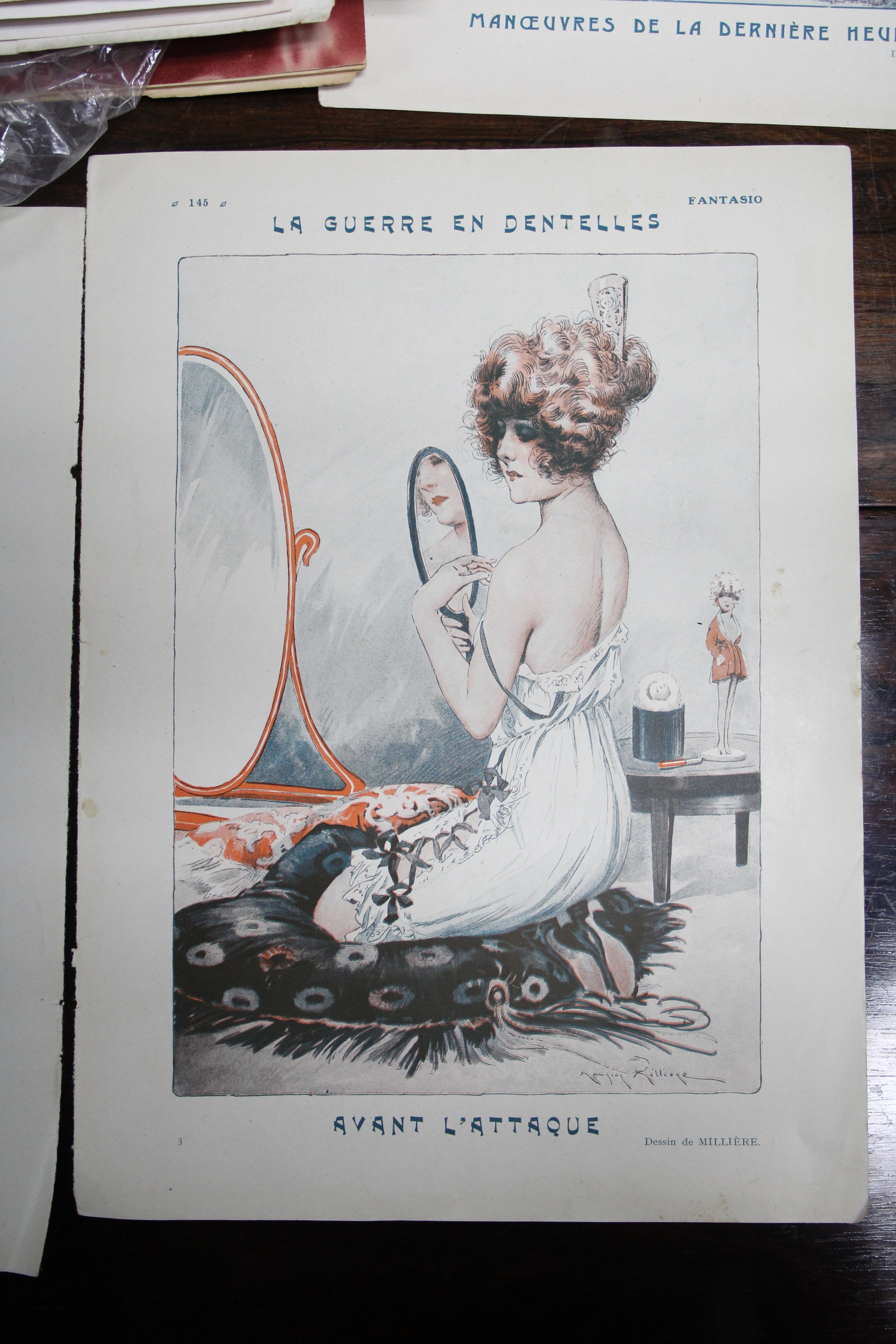 Seven French volumes “Modes & Travaux” magazine, circa mid-20th century; one volume “Paris - Bild 2 aus 8