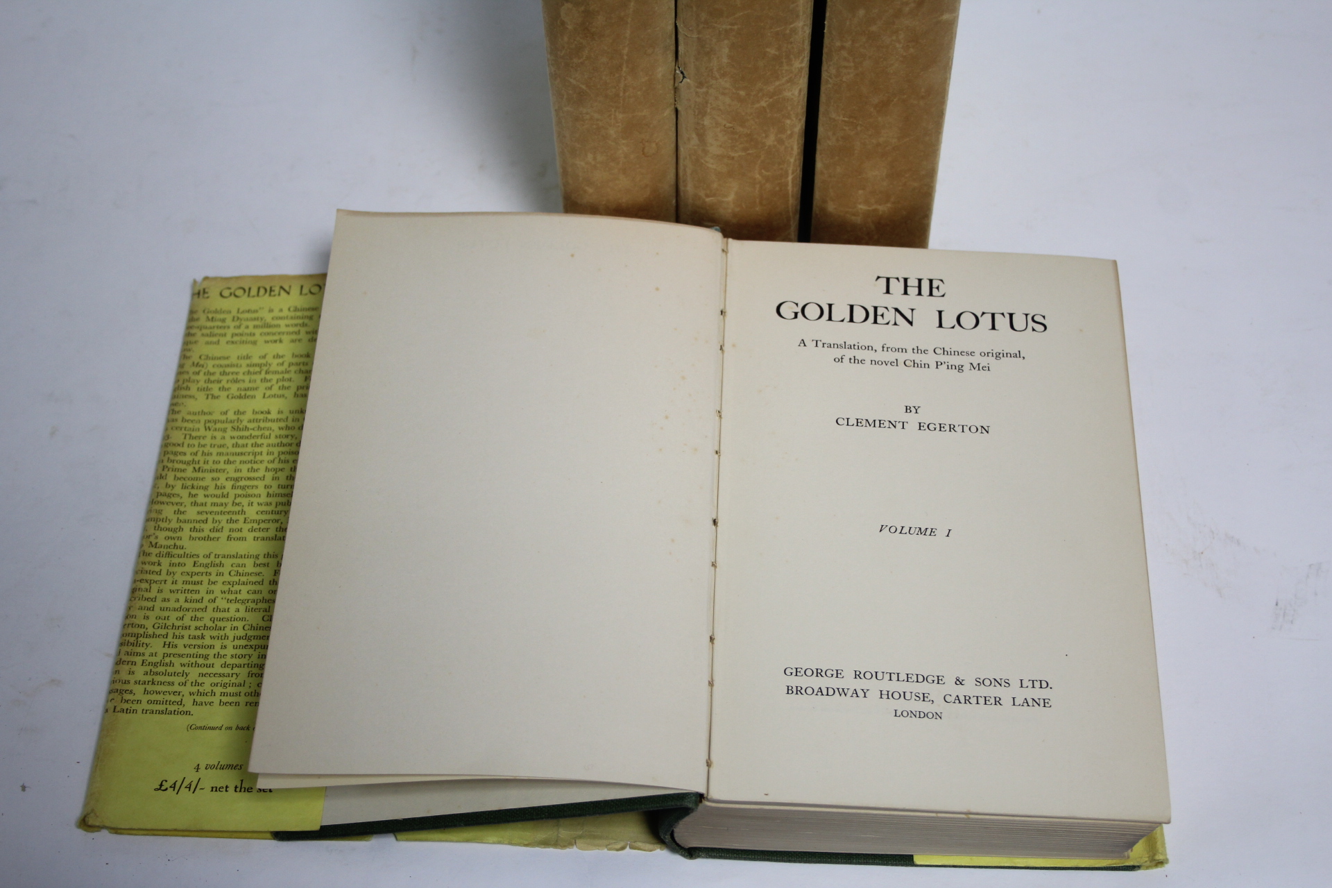 THE GOLDEN LOTUS, complete translation from the Chinese original of the novel Chin P’ing Mei, by - Bild 3 aus 4