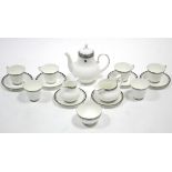 A Royal Doulton “Sarabande” pattern twenty-two piece tea service (settings for six).