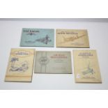 Four John Player cigarette picture card albums “Aeroplanes (civil), “Motor Cars”, “R. A.F. Badges” &