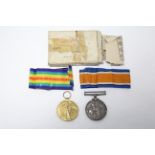 A WWI pair, British War Medal & Victory Medal, awarded to Pte. H. Smith, M.G.C., un-named, as