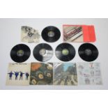 Five various L. P. records by THE BEATLES “Abbey Road” (press no. YEX 749-2), “The Beatles” (press