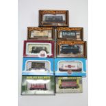 Nine various items of rolling stock, all boxed.