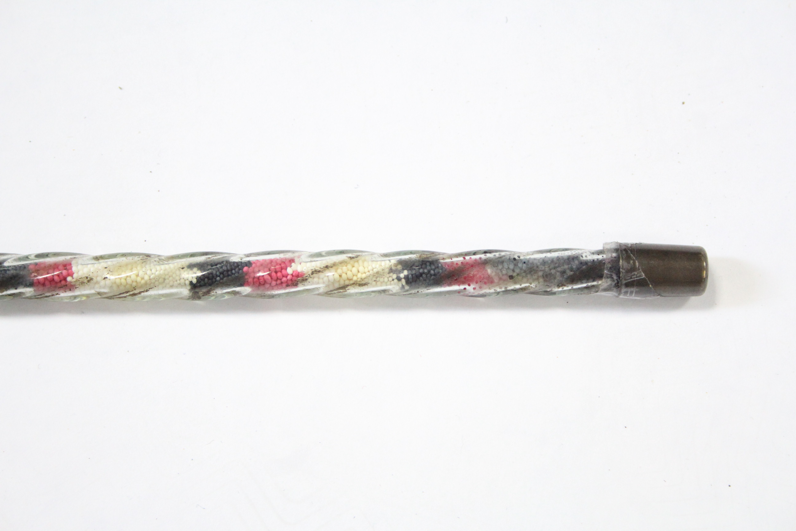 A Victorian glass candy cane, 41” long. - Image 2 of 4