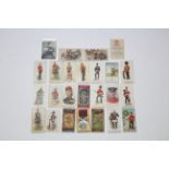 Twenty-six various loose cigarette cards – all military related, by Gallahers, Faulkners, &