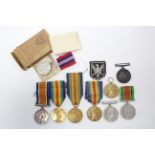 A WWI pair: British War Medal & Victory Medal, awarded to Pte. A. E. Gwilliam, Royal Berkshire