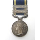 The Punjab Medal, 1849, with two clasps: Mooltan & Goojerat; awarded to Wm. Salter, 32nd Foot.