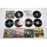 Six various L. P. records by THE BEATLES “SGT PEPPERS LONELY HEARTS CLUB BAND (PRESS NO. XEX 638-1),