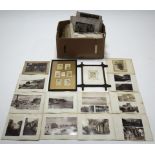 Various photographs, postcards, ephemera, etc.