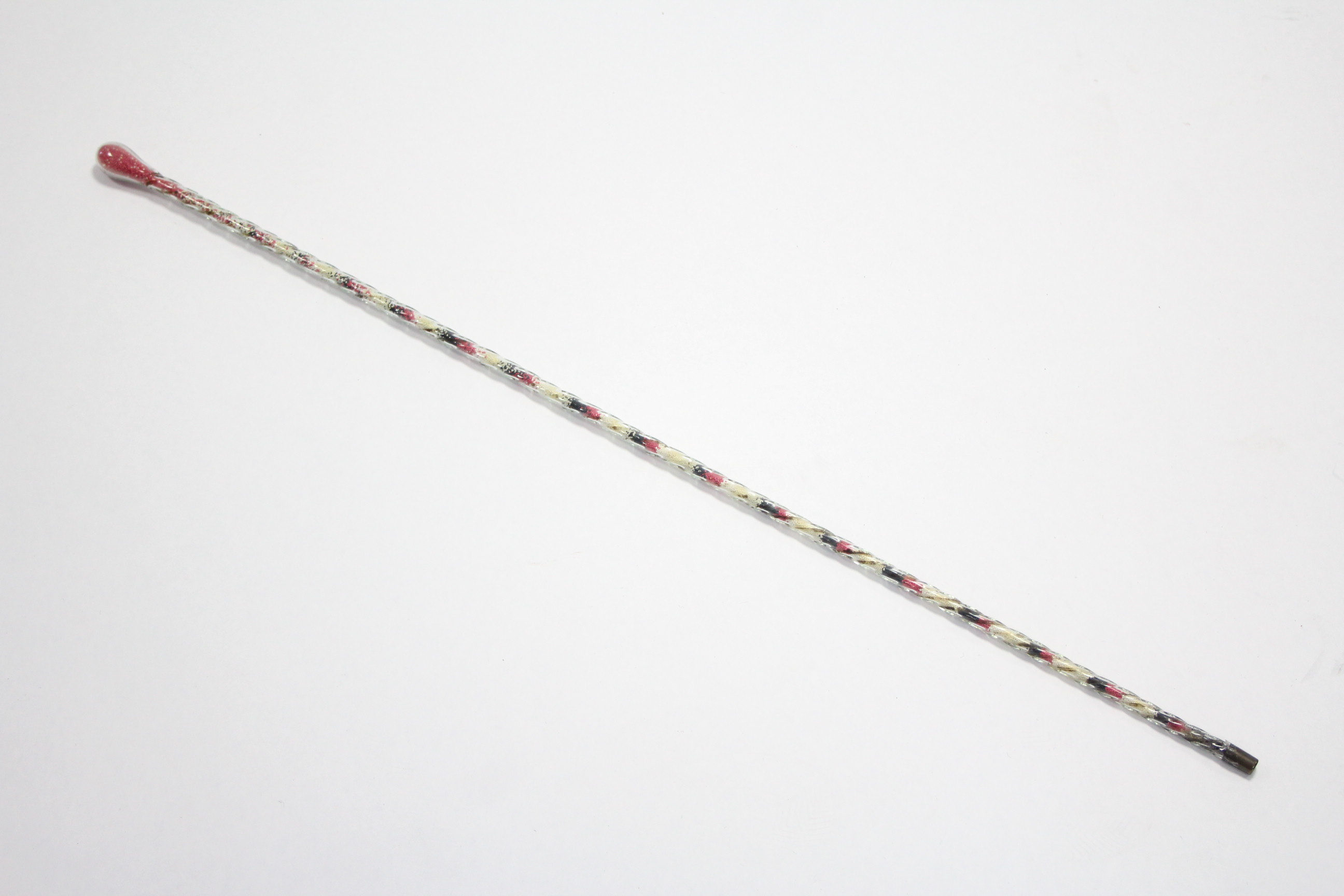 A Victorian glass candy cane, 41” long. - Image 4 of 4