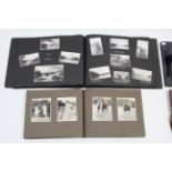 Four family photograph albums, circa 1820’s-1950’s containing numerous Austrian, German & Swiss