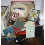 Various books, ephemera, photographs, etc.