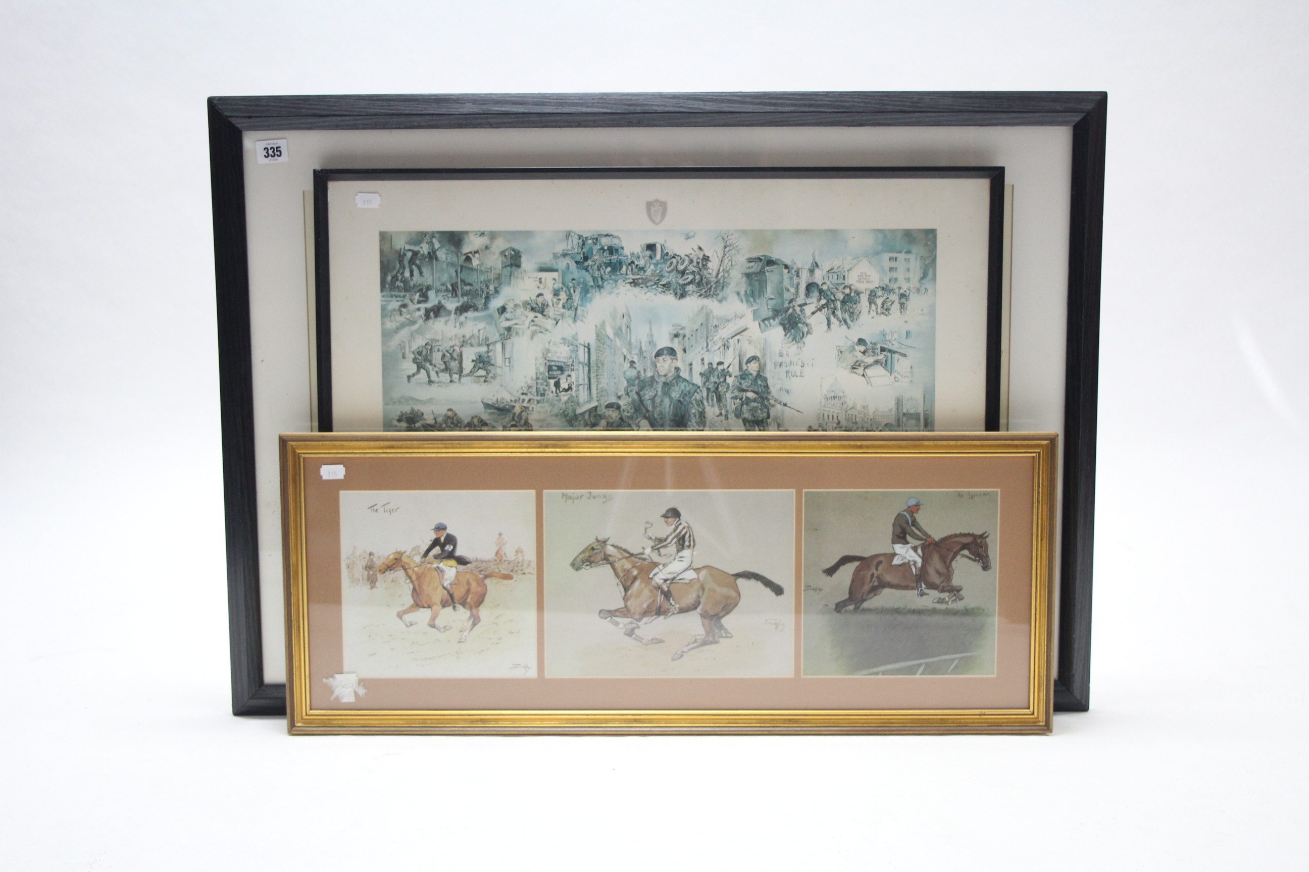 *LOT WITHDRAWN* Five coloured military prints after Snaffles; two other coloured military prints; - Image 4 of 6