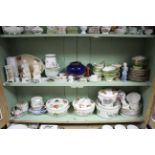 Various items of decorative china, pottery, etc., part w.a.f.