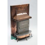 A Belling & Co. electric fire with copper surround, 19¾” wide x 29” high.