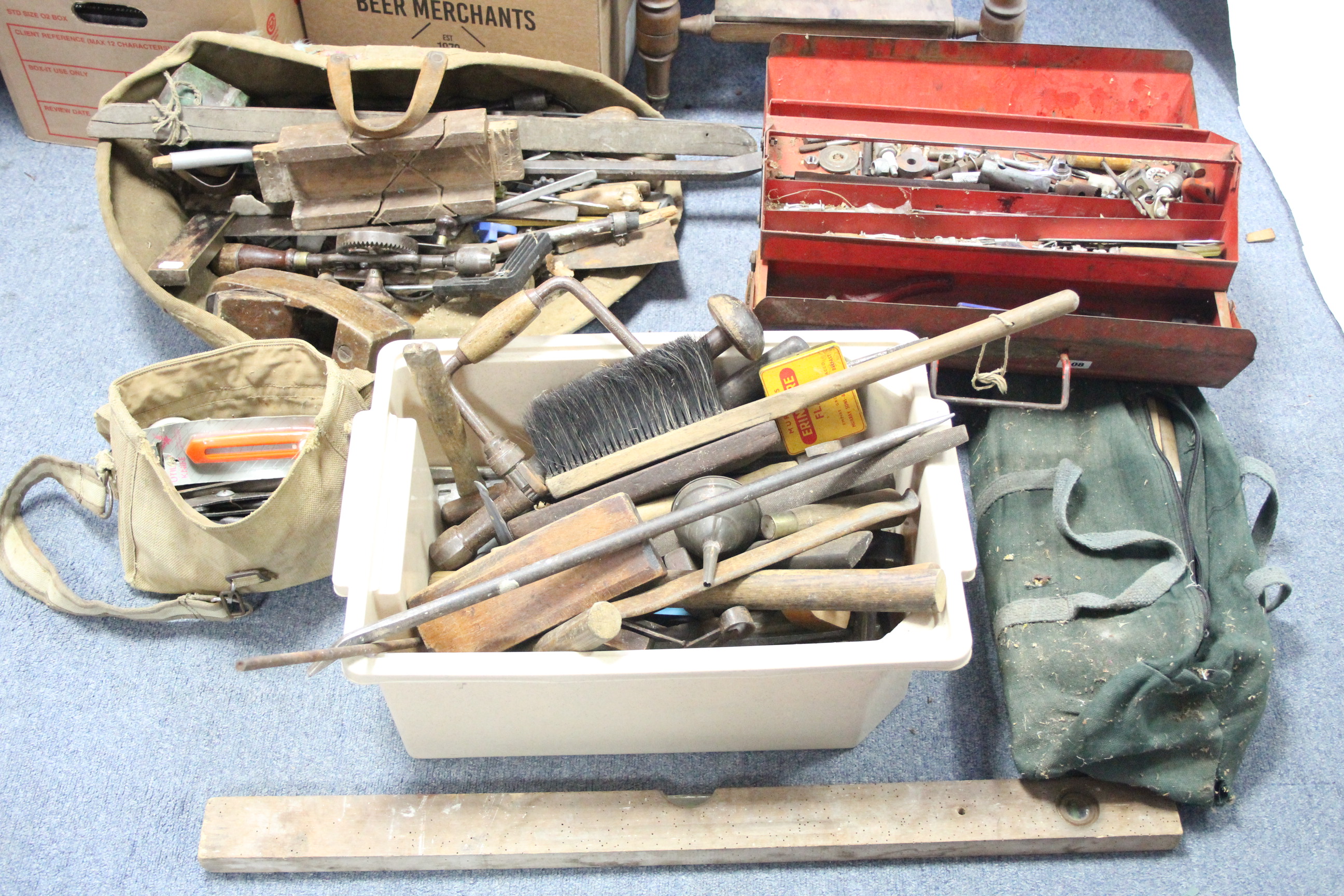 Various hand tools & accessories.