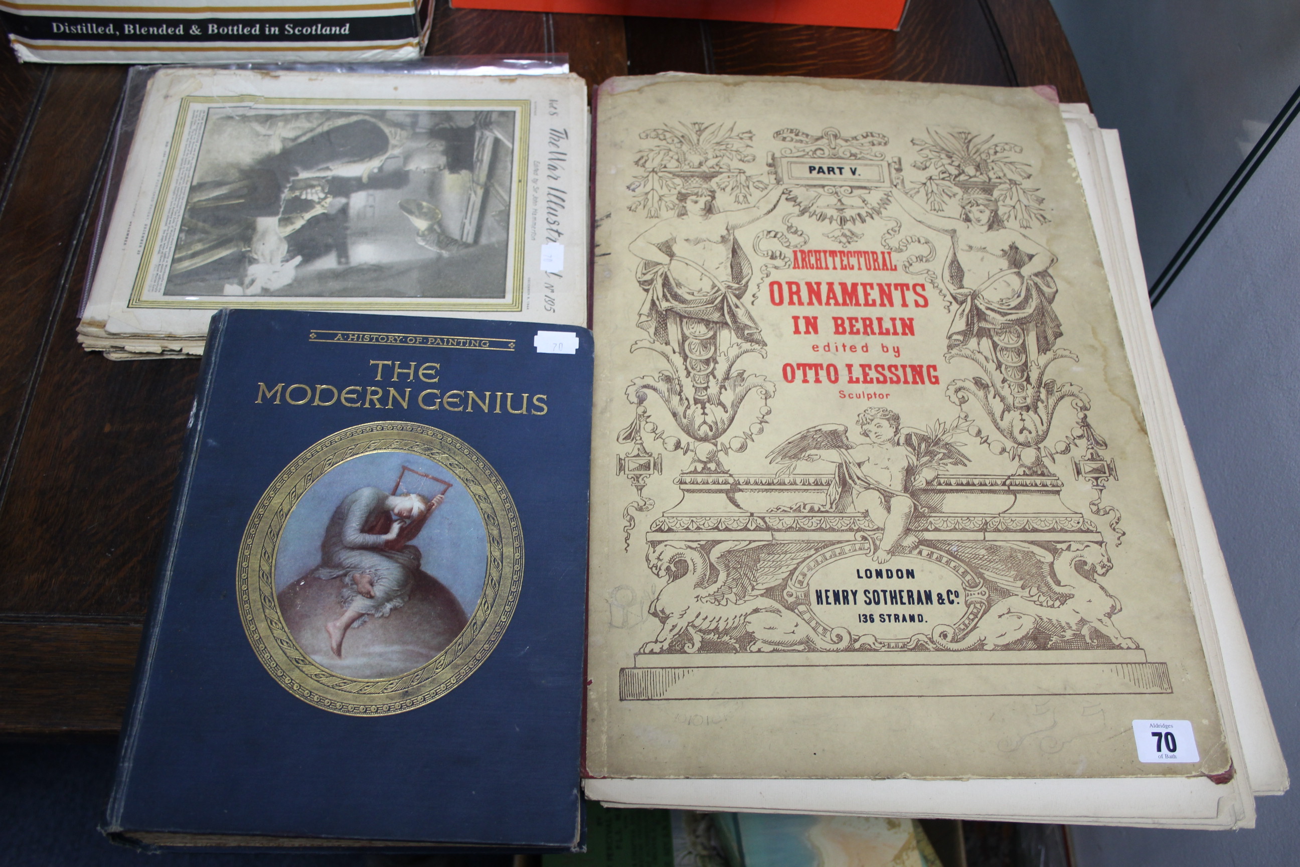 A late 19th/early 20th century volume “Architectural Ornaments In Berlin” (Vol V) edited by Otto