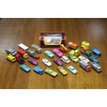 Approximately thirty various die-cast scale models, boxed & un-boxed.